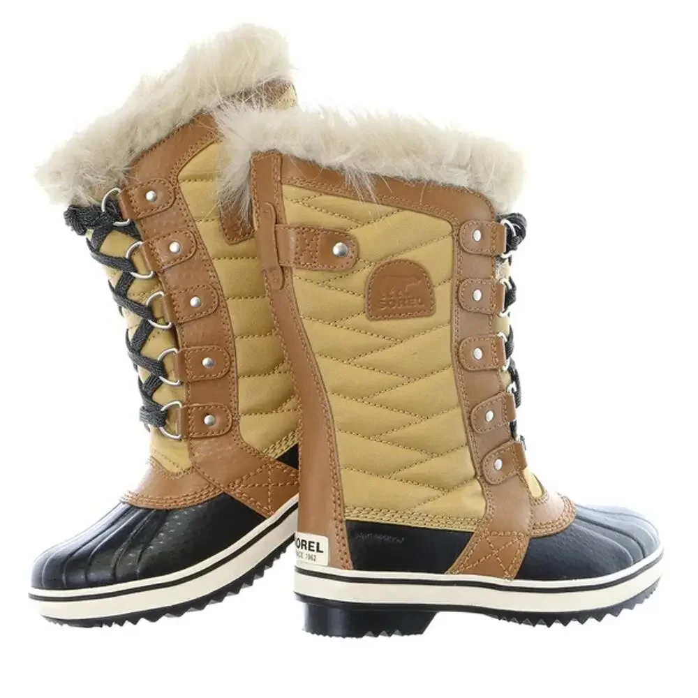 SOREL Tofino Lace-Up Waterproof Snow Boots Youth Size 1 Brown